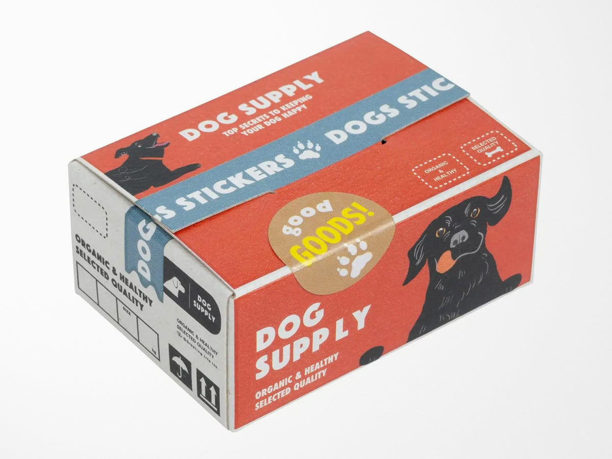 Dog Supply Mini Crate Stickers