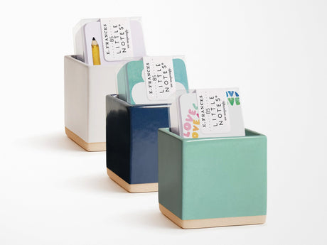 E. Frances Little Notes® - Ceramic Holder - Navy