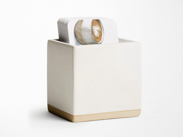 E. Frances Little Notes® - Ceramic Holder - White