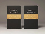 FIeld Notes Pitch Black Memo Book Set of 3
