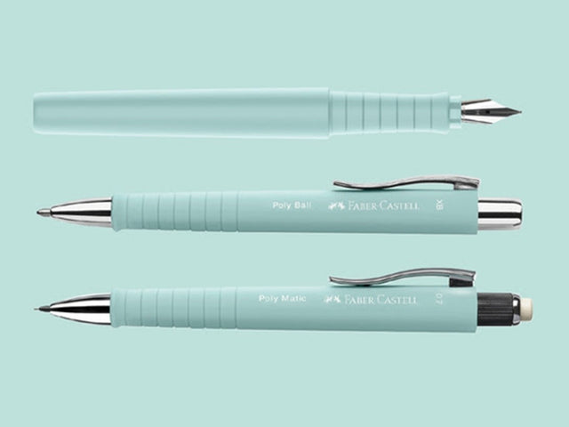 Faber Castell Poly Ball Pen Collection - Caribic Blue