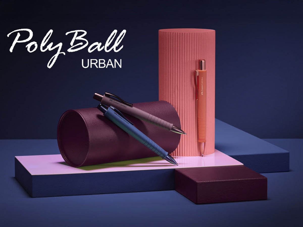 Faber Castell Poly Ball Urban Ballpoint Pen - Bordeaux