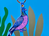 Feral Pigeon Key Fob