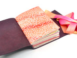 Fiery Sunset One of a Kind Leather Journal