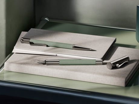 Graf Von Faber Castell Guilloche SAGE GREEN Collection