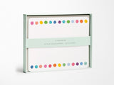 Happy Dots Flat Notes Set of 8