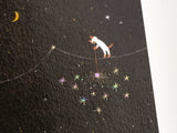 Hobonichi A6 Graph Notebook - Another night of falling star sparklers