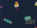 Hobonichi Techo Weeks Mega 2027 - Bow & Tie: Candy Dream