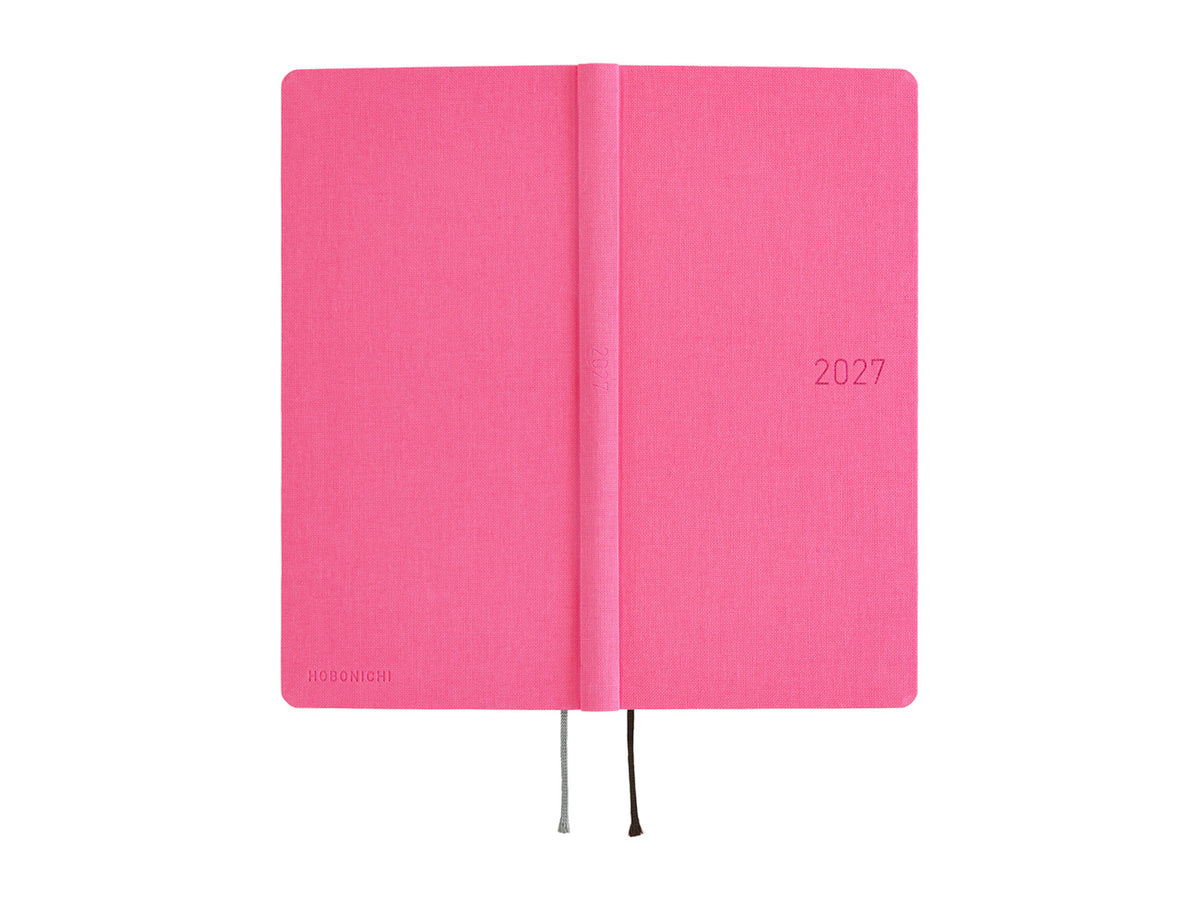 Hobonichi Techo Weeks Mega 2027 - Colors: Pink Sapphire
