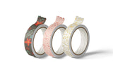 Holiday Washi Tape - Set of 3 Designs
