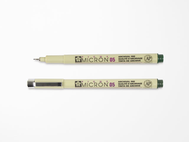 Hunter Green Pigma Micron Pen
