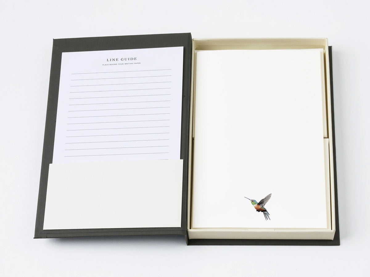 Iridescent Hummingbird - Letter Writing Paper - Bird