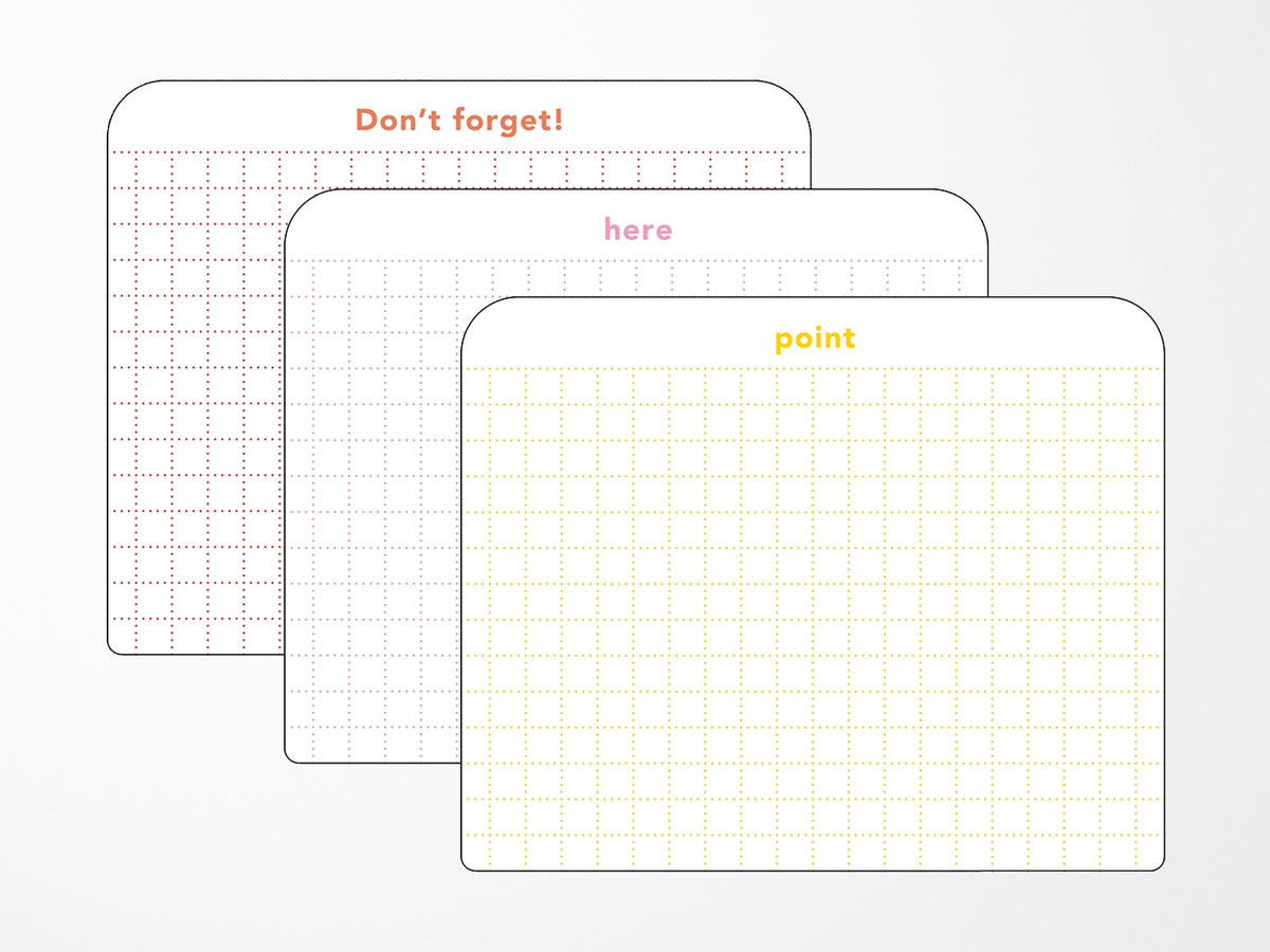 Isshoni Translucent To Do Sticky Notes