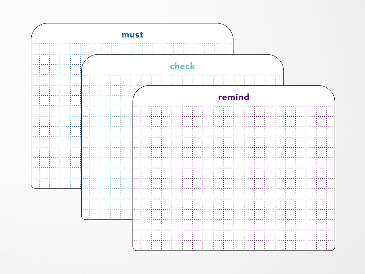 Isshoni Translucent To Do Sticky Notes