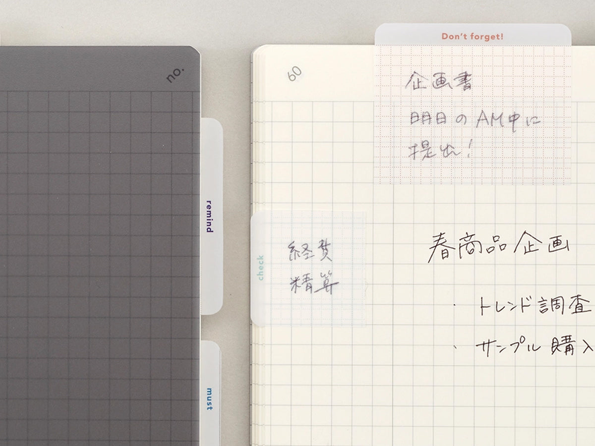 Isshoni Translucent To Do Sticky Notes - Small Blue