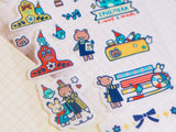 Journal and Craft Party Sticker Sheet