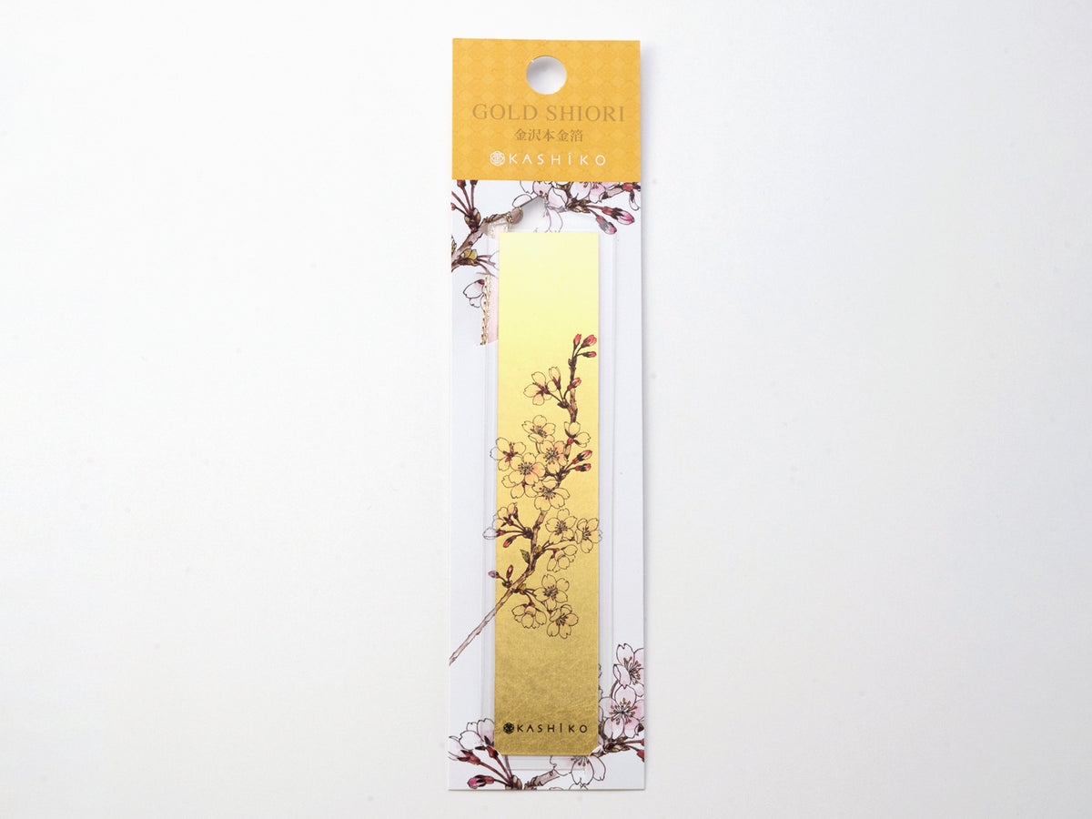 Kanazawa Gold Leaf Bookmark - Cherry Blossoms
