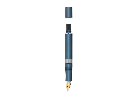 Kaweco AL Sport Piston Navy and Gold Fountain Pen