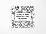 Keith Haring 3-Eyed Face Vinyl Sticker