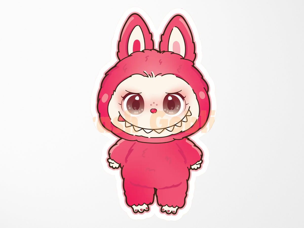 Labubu Vinyl Sticker - Assorted Colors