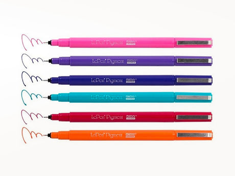 Le Pen Pigment JEWEL Colors - Set of 6