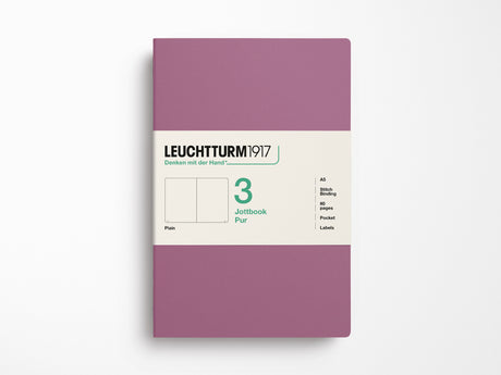 Leuchtturm 1917 Jottbook Pur Set of 3 - Dusty Rose