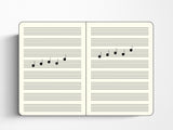 Leuchtturm 1917 Music Notebook with Staves