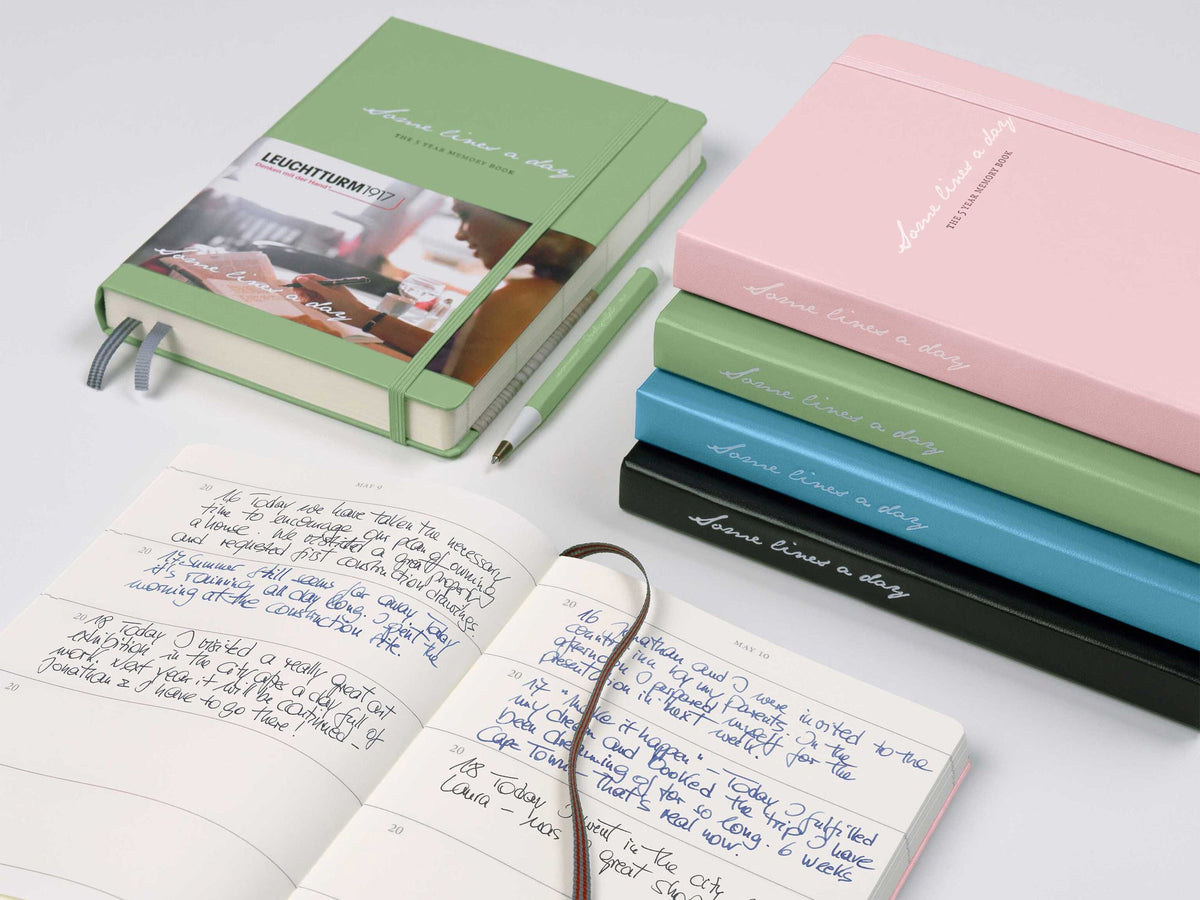 Leuchtturm 1917 Some Lines a Day - 5 Year Journal - Lilac