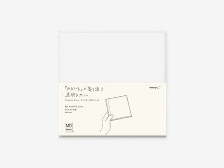 MD Notebook Cover A5 Square Clear A