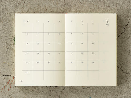 MD Notebook Monthly Diary A5 2027
