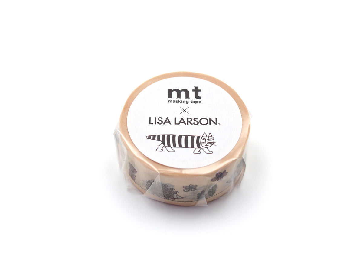 MT Masking Tape - 18 mm Lisa Larson Hedgehog Garden