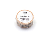 MT Masking Tape - 18 mm Lisa Larson Hedgehog Garden