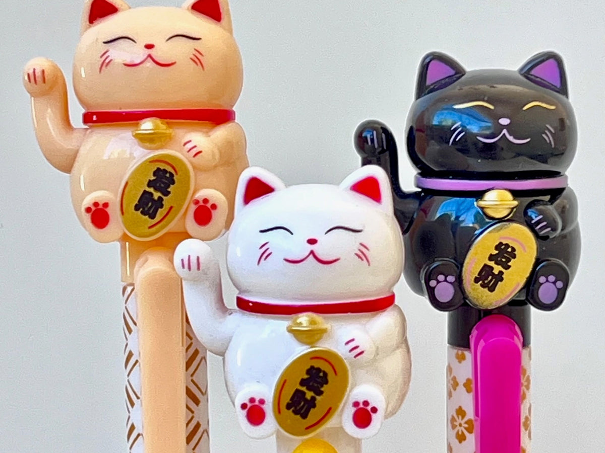 Maneki Neko Cat Gel Pen