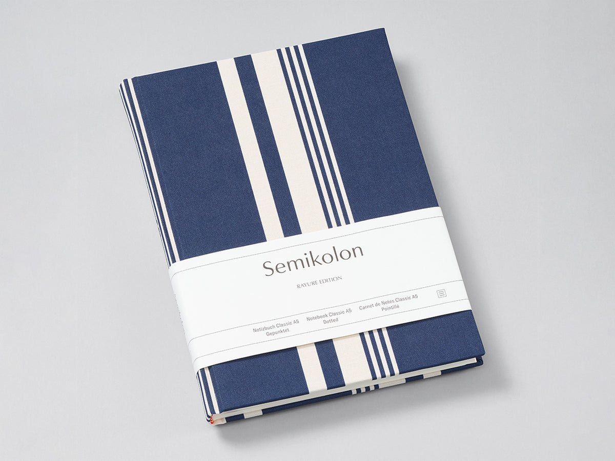Marine Stripes Classic A5 Notebook