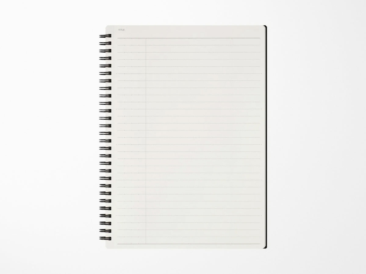 Maruman Mnemosyne Notebook N175 - A5 8mm Lined with Vertical Divider