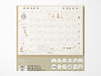 Midori Desk Calendar 2027 - Medium Cat