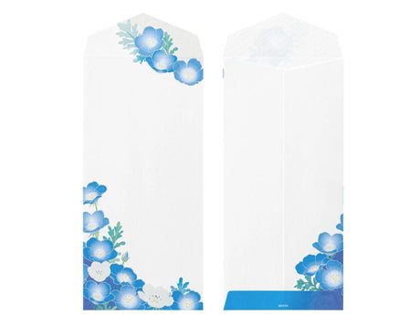 Midori Seasonal Envelopes - 024 Silk Printing Nemophila