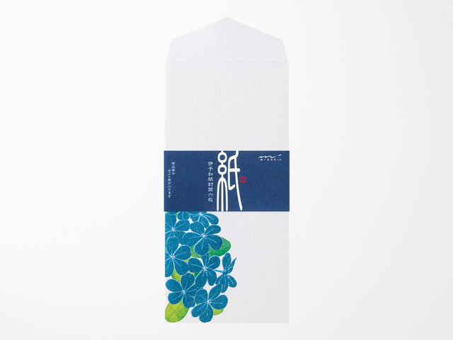 Midori Seasonal Envelopes - 028 Foil-Stamping Plumbago
