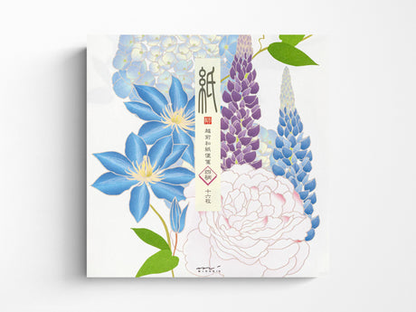 Midori Seasonal Letter Pad - 949 Four Designs Summer Flowers