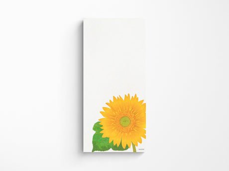 Midori Seasonal Memo Letter Pad - 605 Four Designs Sunflower