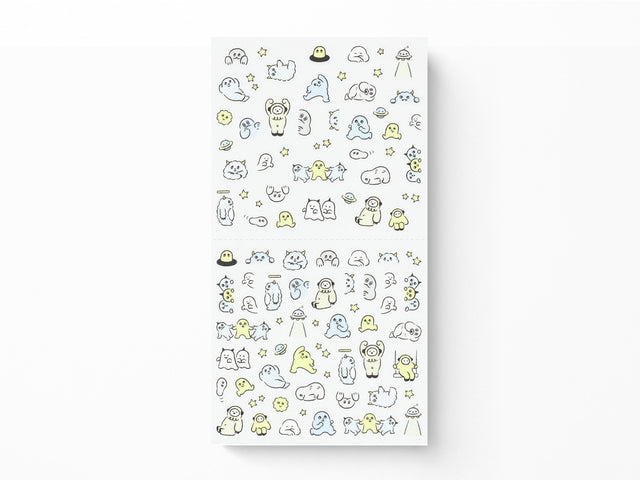Midori Stickers - 2738 Lined Monster