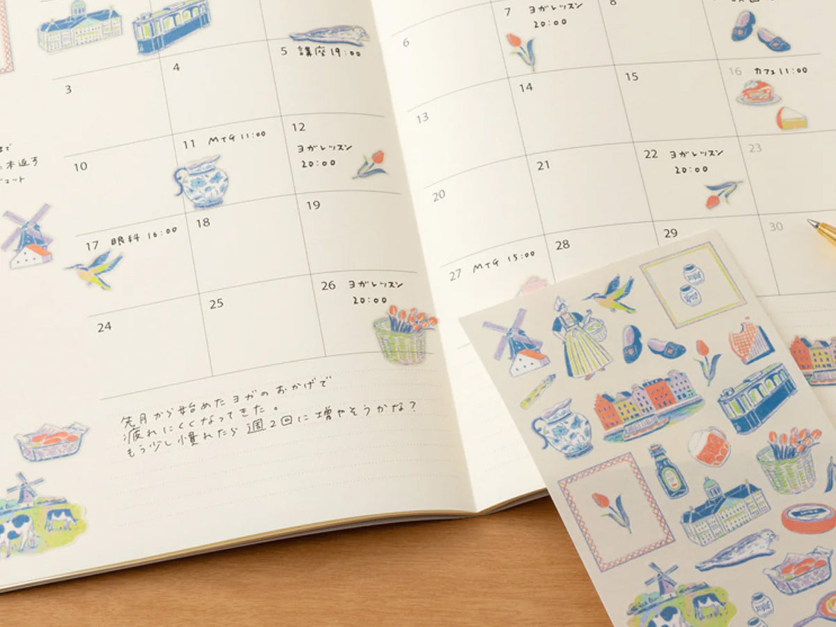 Midori Stickers - Dutch Motifs