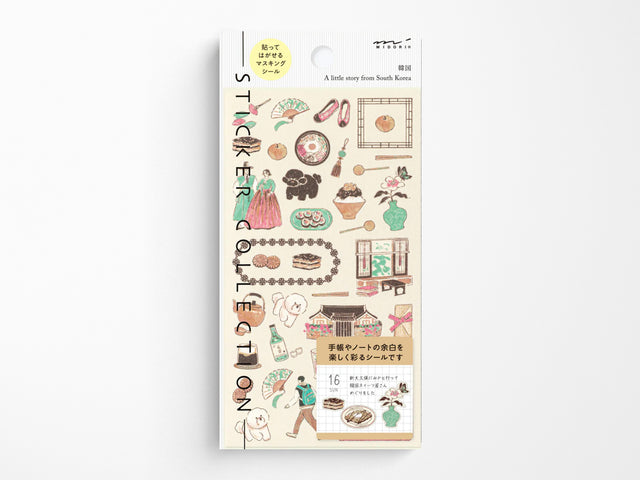 Midori Stickers - Korean Motifs