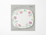 Midori Sticky Notes - Transparent Flower Pink
