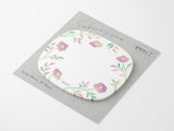 Midori Sticky Notes - Transparent Flower Pink
