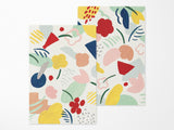 Midori Yuru Log Notebook B6 - Motif Textile