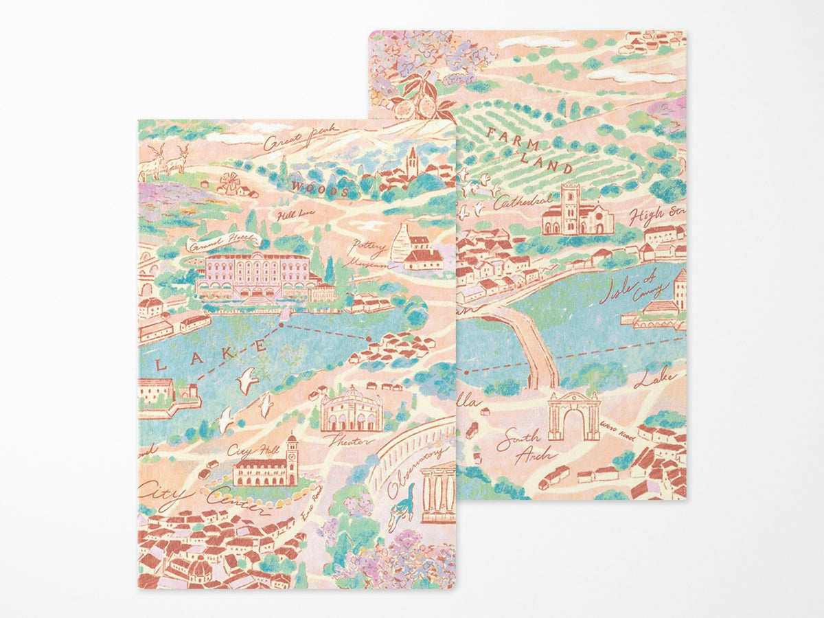 Midori Yuru Log Notebook B6 - Travel & Hotel A