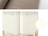 Midori Yuru Log Notebook B6 - Travel & Hotel A