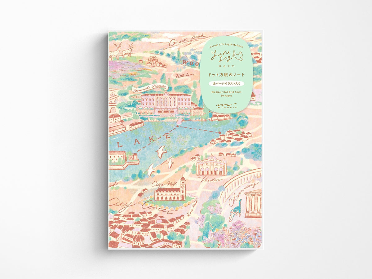 Midori Yuru Log Notebook B6 - Travel & Hotel A