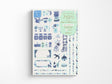 Midori Yuru Log Sticker 2 Sheets - Nordic